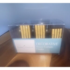 Bamboo ‎ Decorative Shower Curtain Hooks By Home Classics